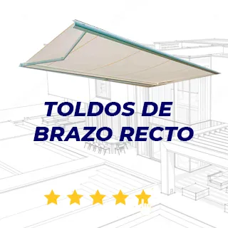 toldos de brazo recto